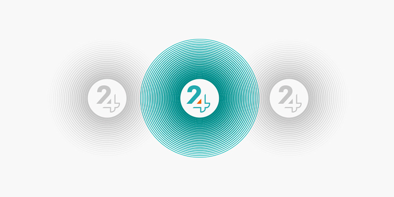 iMED24 logo branding
