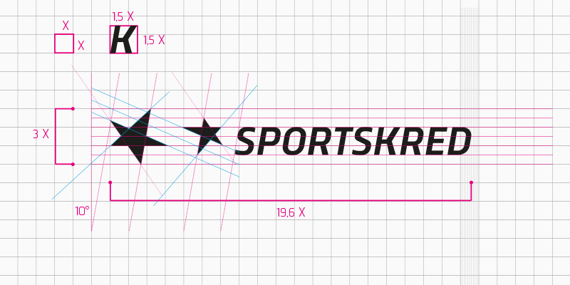 Sportskred logo branding