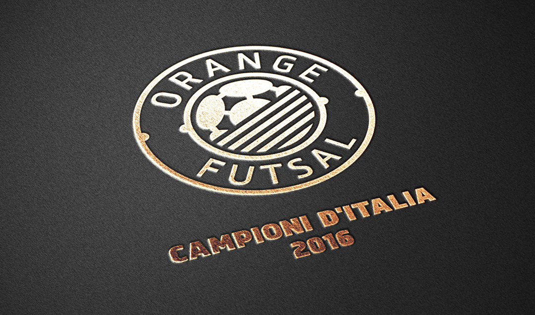 Orange Futsal logo design