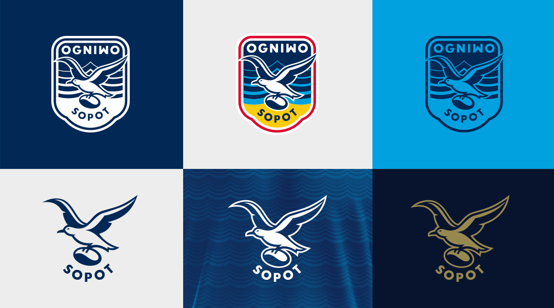 Ogniwo Sopot new logo rugby team