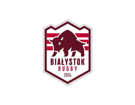 Rugby Białystok logo design by Kuba Malicki