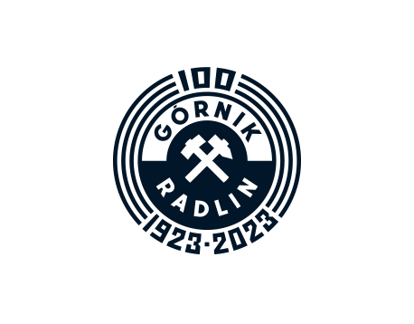 Górnik Radlin anniversary logo design by Kuba Malicki