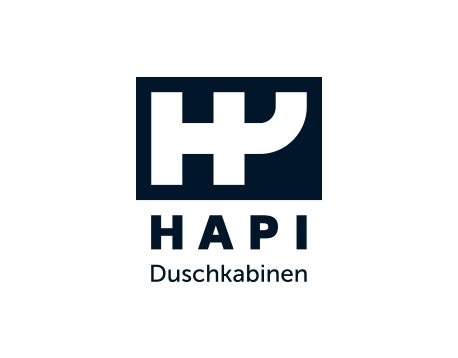 Hapi Duschkabinen logo design by Kuba Malicki