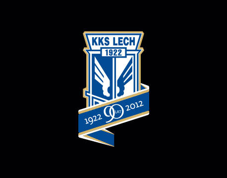 Lech Poznań 90 years anniversary logo design by Kuba Malicki