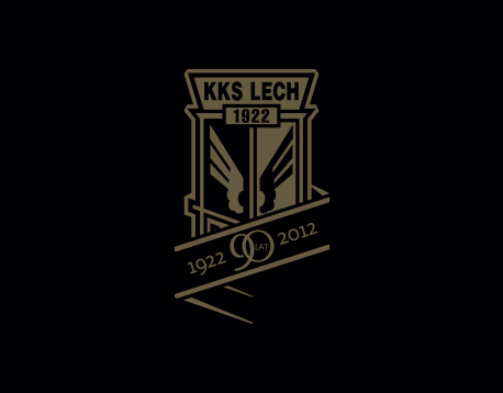 Lech Poznań 90 years anniversary logo design by Kuba Malicki