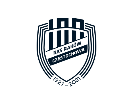 Raków Częstochowa anniversary logo design by Kuba Malicki
