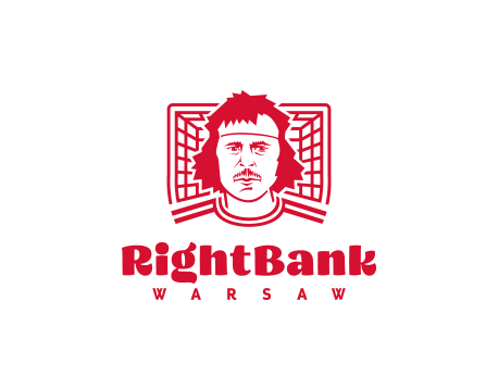 Right Bank Warsaw logo design by Kuba Malicki