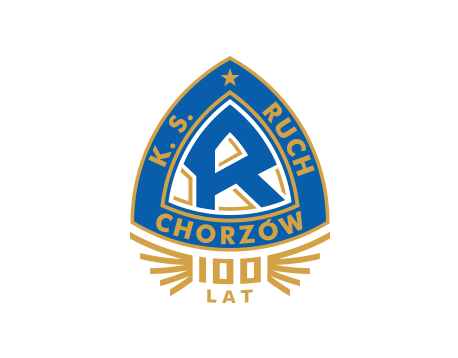 Ruch Chorzów aniversary logo design by Kuba Malicki