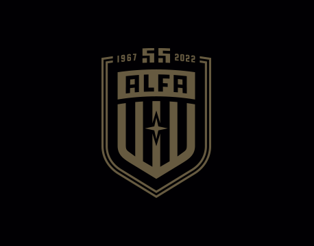Alfa Siedliska anniversary logo design by Kuba Malicki