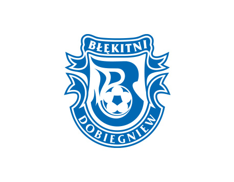 Błękitni Dobiegniew logo design