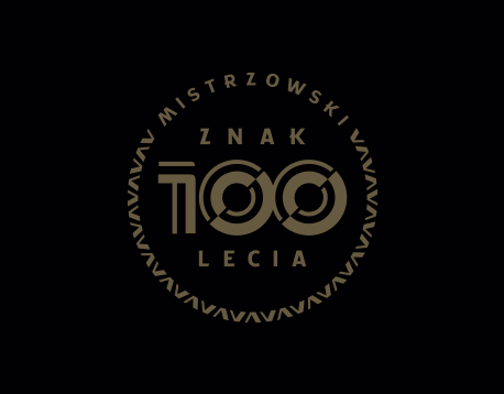 Logo of 100-years anniversary logo design by Kuba Malicki