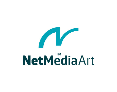 Net Media Art logo design