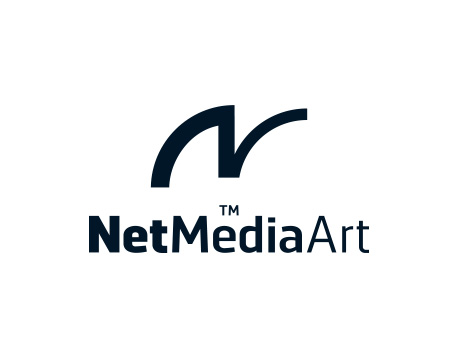 Net Media Art logo design