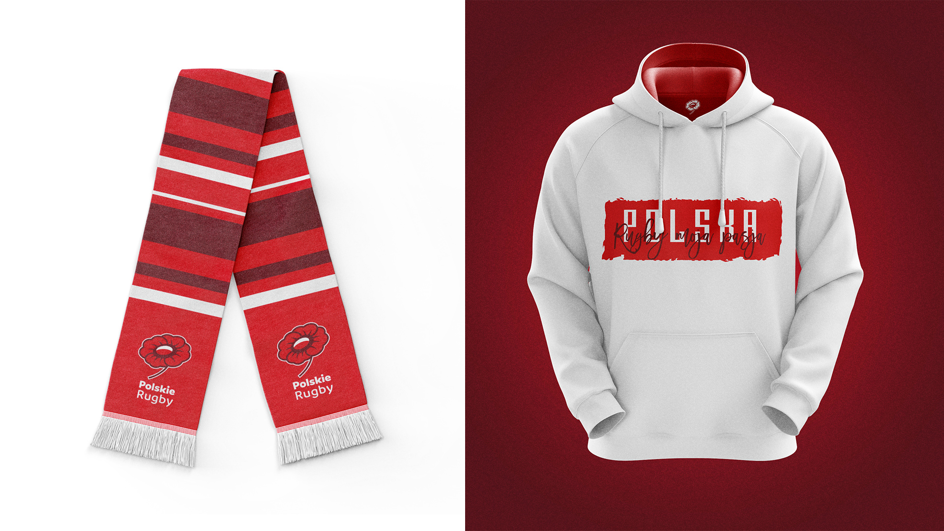 Polskie Rugby branding design Kuba Malicki