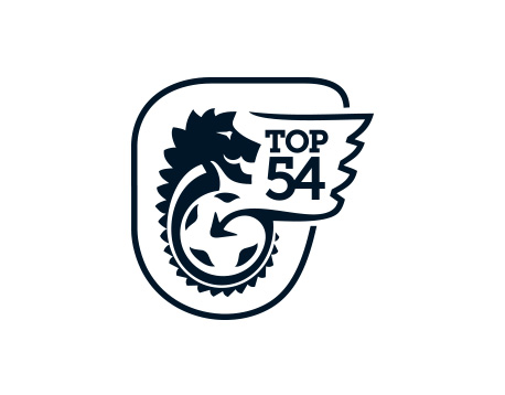 TOP-54 Białą Podlaska logo design by Kuba Malicki