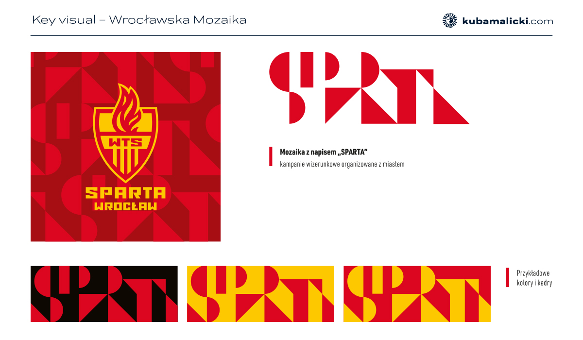 WTS Sparta Wrocław rebranding design Kuba Malicki