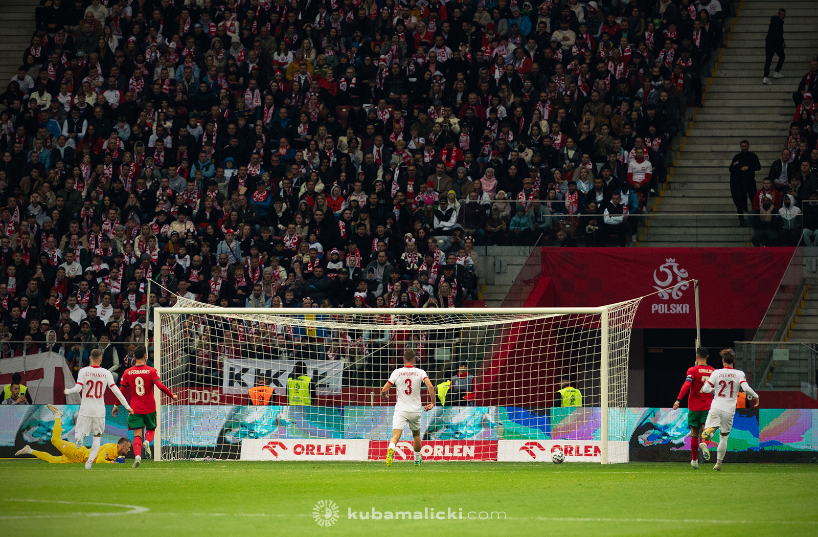 Polska - Portugalia 2024, Stadion PGE Narodowy, Warszawa / foto: Jakub Malici