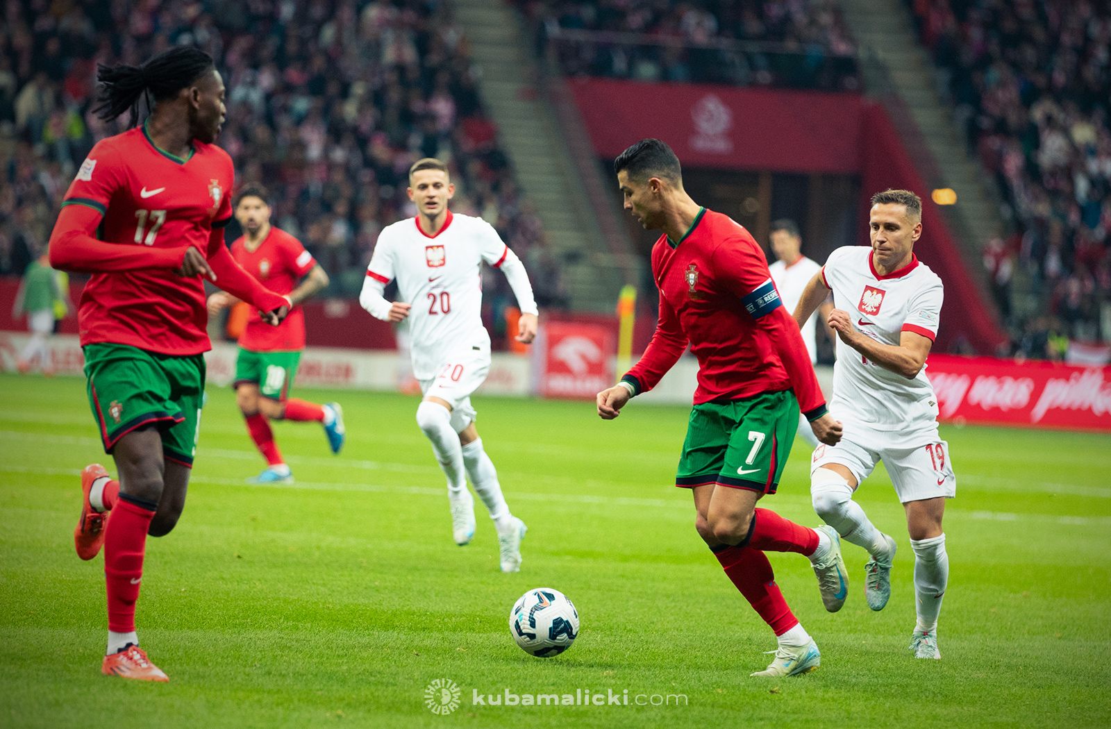 Polska - Portugalia 2024, Stadion PGE Narodowy, Warszawa / foto: Jakub Malici