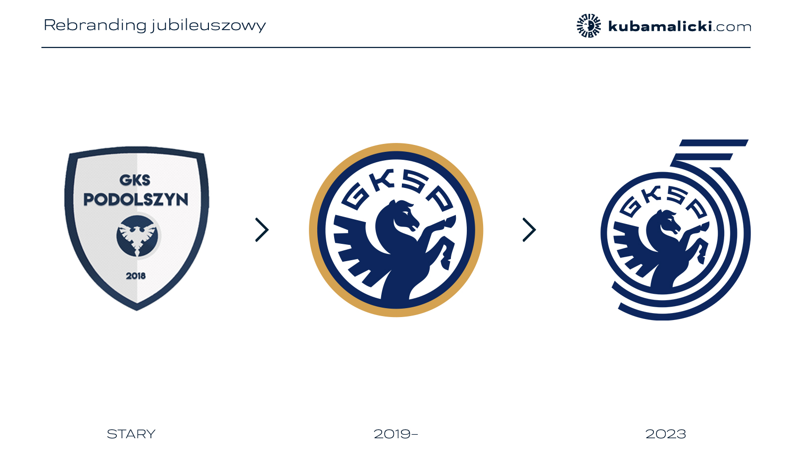 Rebranding sport logo anniversary