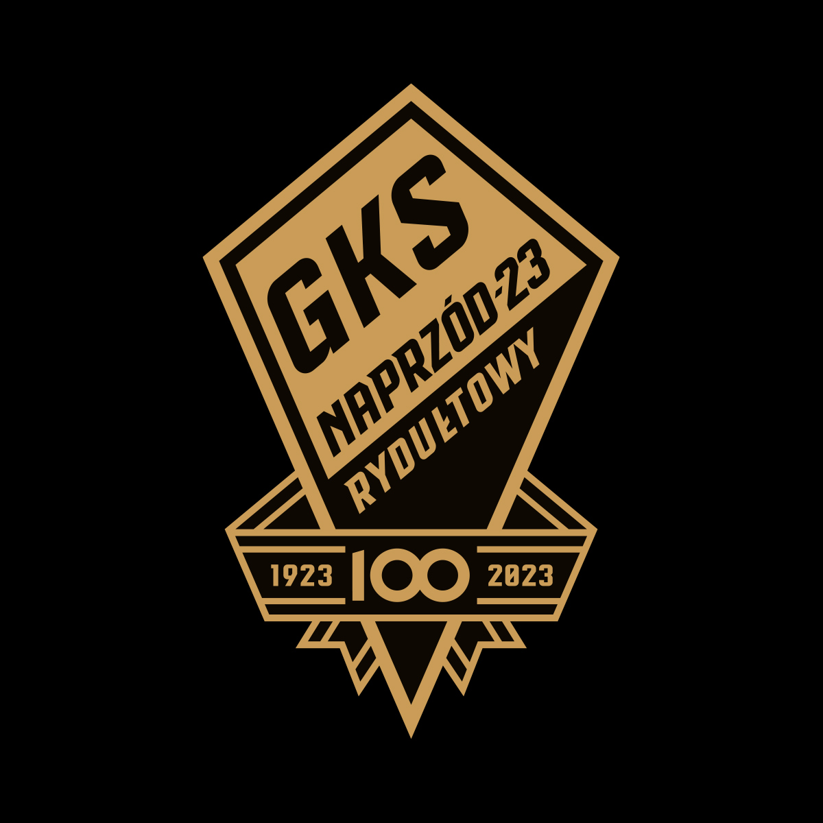 Herb 100-lecie Naprzód-23 Rydułtowy