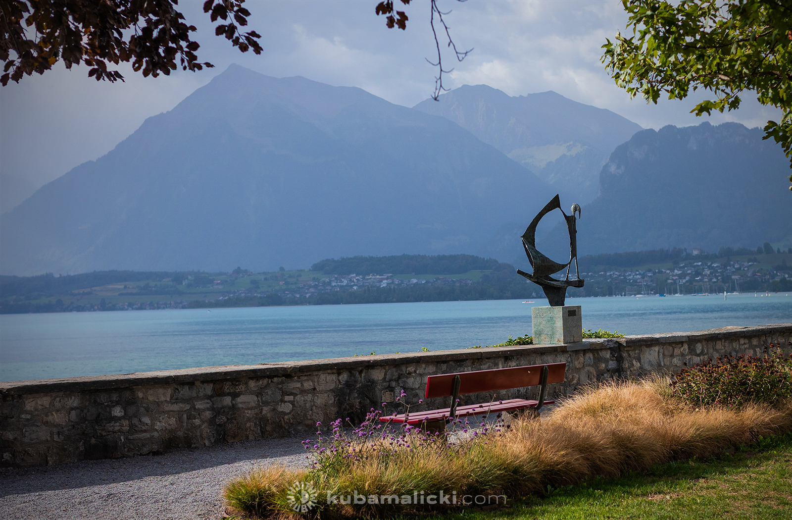 Thunersee widok na Jezioro Thun