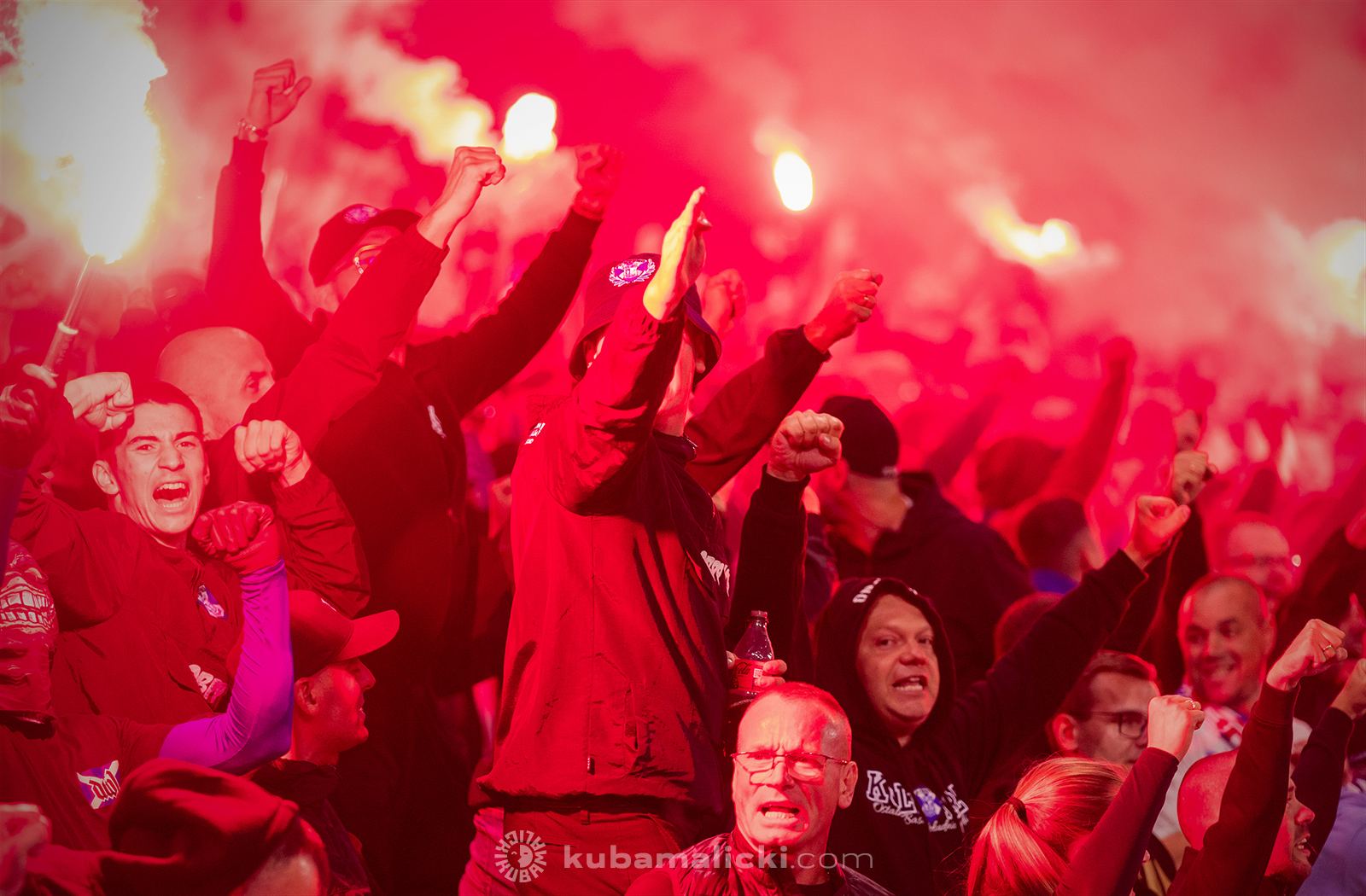 kibice Lecha Poznań w Londynie / Barwy Sportu